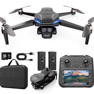 New in Box Black Drone with Camera and Remote Control